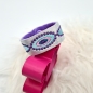 Preview: Armband Hologramm in lila/türkis, 17cm lang